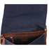 Christian Dior Street Chic Shoulder Bag Navy Brown Denim Leather
